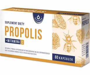 OLEOFARM Propolis 60 kapsułek Długi termin ważności! 3483381 - Przeziębienie i grypa - miniaturka - grafika 1