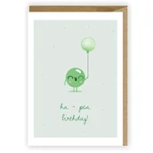 Kartki okolicznościowe i zaproszenia - Cardie Kartka urodzinowa, eko koperta K020 - miniaturka - grafika 1