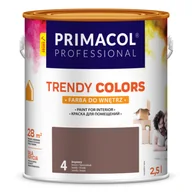 Farby wewnętrzne - Primacol Farba Trendy Colors jasny brąz (4) 2,5 l PROFESSIONAL - miniaturka - grafika 1