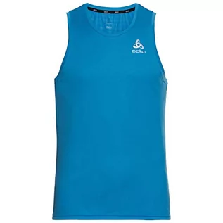 Koszulki męskie - ODLO Odlo męska koszulka Zeroweight z podkoszulką, niebieska aster, XL 312622 - grafika 1