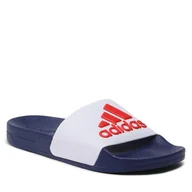 Klapki i japonki męskie - Klapki adidas Adilette Shower Slides HQ6885 Biały - miniaturka - grafika 1