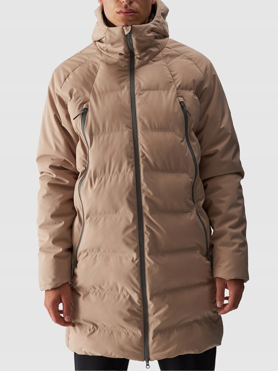 4F Kurtka Męska Zimowa Płaszcz Puchowy Pikowany Tdjam489 Aw24