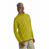 Bluzy męskie - Męska bluza polarowa Jack Wolfskin TAUNUS FZ M chartreuse - M - miniaturka - grafika 1