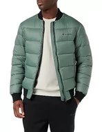 Kurtki męskie - Champion Legacy Outdoor-Bomber Kurtka Mężczyźni, Verde BLG/Nero, XXL - miniaturka - grafika 1