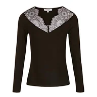 Koszulki i topy damskie - Morgan 201-TRACE.N Koszulka damska Granatowa XX-Large (Rozmiar producenta: TXXL), Czarny (czarny czarny), M - miniaturka - grafika 1