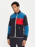 Bluzy męskie - Napapijri Polar Yupik NP0A4GNT Granatowy Regular Fit - miniaturka - grafika 1