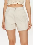 Spodenki damskie - Vero Moda Szorty jeansowe Zuri 10279493 Różowy Regular Fit - miniaturka - grafika 1