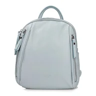 Torebki damskie - Plecak skórzany z kieszeniami F35 - miniaturka - grafika 1