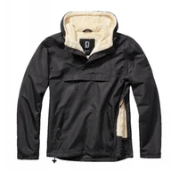 Odzież taktyczna i umundurowanie - Kurtka BRANDIT Kangurka Sherpa Windbreaker - Czarna XXL - miniaturka - grafika 1