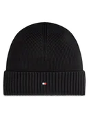 Czapki męskie - Tommy Hilfiger Czapka Flag AM0AM12796 Czarny - miniaturka - grafika 1