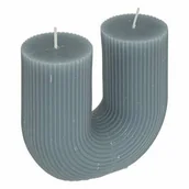 Świece - Świeca Demi 2 knoty morska - miniaturka - grafika 1