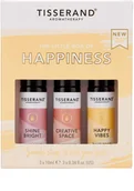 Aromaterapia - Tisserand The Little Box of Happiness - Zestaw olejków eterycznych na lepsze samopoczucie (3x10 ml) - miniaturka - grafika 1
