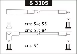 Przewody Zaplonowe S3305 - Kable wysokiego napięcia - miniaturka - grafika 1