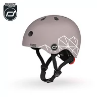 Kaski rowerowe - Kask XXS-S dla dzieci 1-5 lat Brown Lines Scootandride - miniaturka - grafika 1