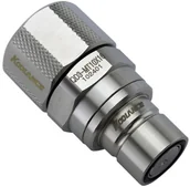 Chłodzenie wodne - Koolance QD3 Schnellverschluss gerade männlich auf 16/10mm - no-spill, silber QD3-MT10X16 - miniaturka - grafika 1