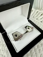 Spinki do mankietów i krawatów - SPINKI DO MANKIETÓW koszuli karty asy poker - miniaturka - grafika 1