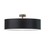 Lampy sufitowe - Czarny plafon sufitowy WENECJA fi - 60 cm - kolor czarny - miniaturka - grafika 1