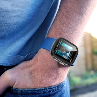 Obudowa ochronna z szkłem Alogy Protector Case 2w1 nakładka etui do Apple Watch Ultra 49mm Czarna - Akcesoria do smartwatchy - miniaturka - grafika 13