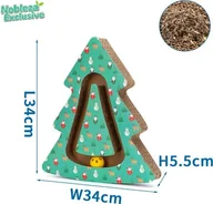 Drapaki dla kotów - Nobleza Nobleza Exclusive drapak dla kota 2 w 1 w kształcie choinki Nobleza Exclusive drapak dla kota 2 w 1 w kształcie choinki - miniaturka - grafika 1
