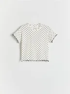 Bluzki dla niemowląt - Reserved - Prążkowany t-shirt - wielobarwny - miniaturka - grafika 1