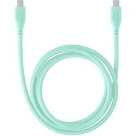 Kable USB - Kabel USB-C - USB-C CELLULARLINE Soft Max 1.2 m Zielony - miniaturka - grafika 1