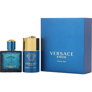 Versace Eros Pour Homme Gift Set EdT + Deo stick (50 + 75 ml) - Zestawy perfum męskich - miniaturka - grafika 1
