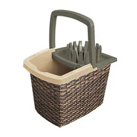 Miotły, szufle, mopy - York Wiadro z wyciskaczem Rattan 15l - miniaturka - grafika 1