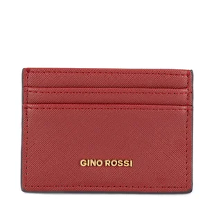 Etui na karty kredytowe Gino Rossi QYL0023 Czerwony - Portfele - miniaturka - grafika 1