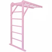 Wyposażenie sportowe i gimnastyczne - Małpiszon, drabinka gimnastyczna Mini 2 różowa - miniaturka - grafika 1