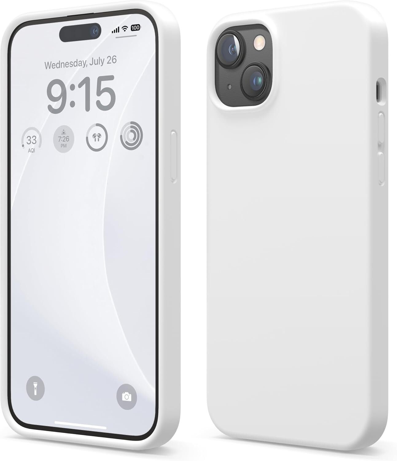 Elago Silicon Case do iPhone 15 Plus White