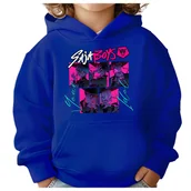 Bluzy dla dziewczynek - BLUZA DZIECIĘCA HUNTRIX SAJA BOYS 104 Z KAPTUREM BAWEŁNIANA JAKOŚĆ - miniaturka - grafika 1