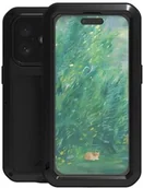 Etui i futerały do telefonów - LOVE MEI Etui pancerne + szkło Powerful do iPhone 16, czarne - miniaturka - grafika 1