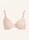 Biustonosze - Hanro Biustonosz Z Fiszbinami Cotton Sensation beige - miniaturka - grafika 1