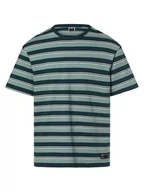 Koszulki męskie - Jack & Jones - T-shirt męski  JCOHunter, niebieski|zielony - miniaturka - grafika 1