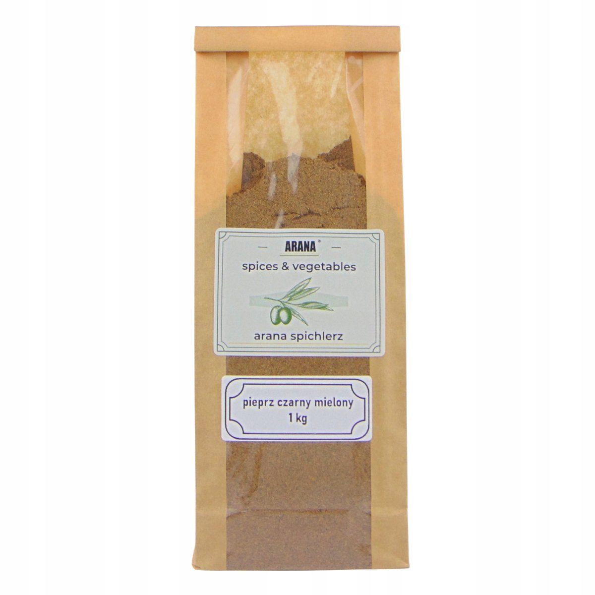 PIEPRZ CZARNY NATURALNY MIELONY 1KG