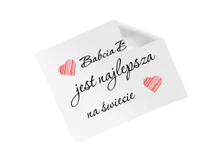 Ściereczka do okularów z imieniem na dzień babci - 1 szt. - Akcesoria do okularów - miniaturka - grafika 1