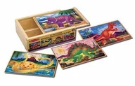 Puzzle - Melissa &amp; Doug Melissa &amp Doug MELISSA Puzzle drewniane Dinozaury 4wz 13791 - miniaturka - grafika 1