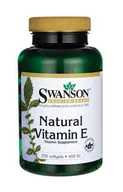 Suplementy naturalne - SWANSON Witamina E mieszanka 400IU (250 kaps.) - miniaturka - grafika 1