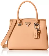 Torebki damskie - Guess Noelle Girlfriend Satchel, Torebka Koniak, Unikalna, Lekki koniak - miniaturka - grafika 1
