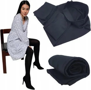 Rajstopy Czarne Wyszczuplające Damskie Ciepłe Zimowe Grube Komfortowe 1800D - Rajstopy - miniaturka - grafika 1