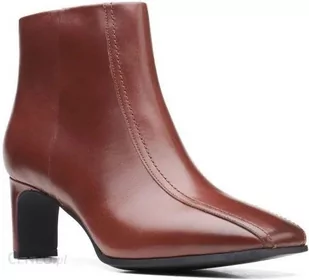 Buty damskie botki skórzane CLARKS Seren55 Tan rozmiar 41 - Botki damskie - miniaturka - grafika 1