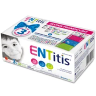 Przeziębienie i grypa - Zestaw ENTitis dla dzieci powyżej 3 roku życia, smak truskawkowy, 3 x 30 pastylek do ssania + dzienniczek odporności - miniaturka - grafika 1
