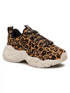 Sneakersy damskie - SKECHERS Sneakersy D'lites Jungle Fashion 13427/LPD Brązowy - grafika 1