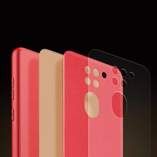 Dux Ducis Yolo eleganckie etui pokrowiec ze skóry ekologicznej Xiaomi Redmi 10X 4G / Xiaomi Redmi Note 9 czerwony - Etui i futerały do telefonów - miniaturka - grafika 10