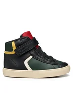 Buty dla chłopców - Geox Sneakersy B Gisli B461NA 054FU C0520 M Zielony - miniaturka - grafika 1