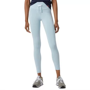 Spodnie damskie - Spodnie New Balance WP21556MGF - niebieskie - grafika 1