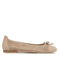 Baleriny - Baleriny Caprice 9-22185-42 Beżowy - miniaturka - grafika 1
