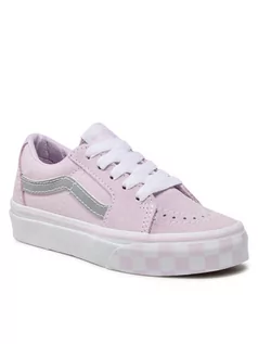 Buty dla dziewczynek - Vans Tenisówki Sk8-Low VN0A7Q5LACA1 Różowy - grafika 1