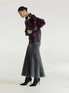 Spódnice - Reserved - Spódnica maxi z wełną - ciemnoszary - miniaturka - grafika 1