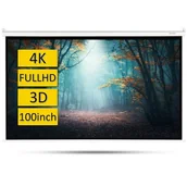 Ekrany projekcyjne - Ekran projekcyjny OVERMAX Semi Automatic Screen 100 - miniaturka - grafika 1